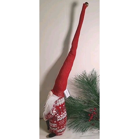 NWT Nordic Gnome Christmas Shelf 20" Knit Hat Pattern Knit Body Midwest Gift - Picture 5 of 7